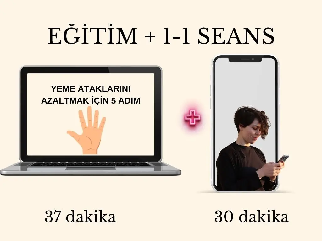 YEME ATAKLARI İÇİN 5 ADIM + 1-1 SEANS